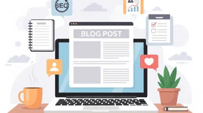 نمونه کار وبلاگ پست