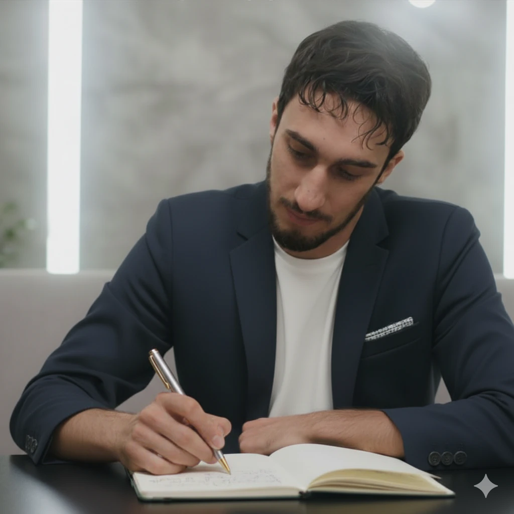 امیر جعفری تشریق، در حال تدوین استراتژی محتوا