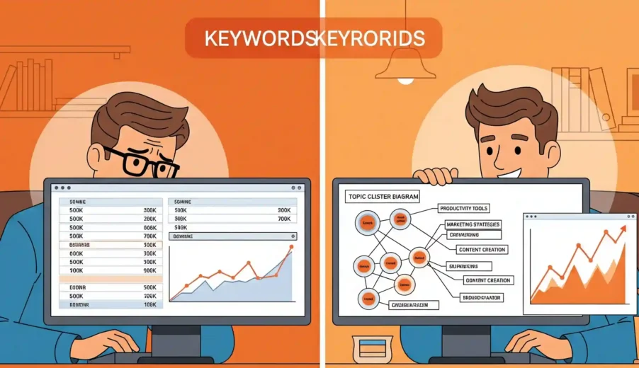 چرا انتخاب اشتباه کلمات کلیدی باعث توقف رشد ترافیک می‌ شود؟