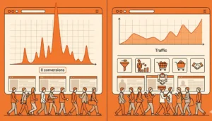 چرا ترافیک سایت بدون تبدیل بی‌ ارزش است؟