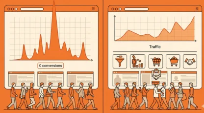 چرا ترافیک سایت بدون تبدیل بی‌ ارزش است؟