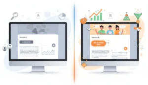 A/B تست محتوا: ۳ گام تا افزایش ۵۰٪ لیدهای با کیفیت