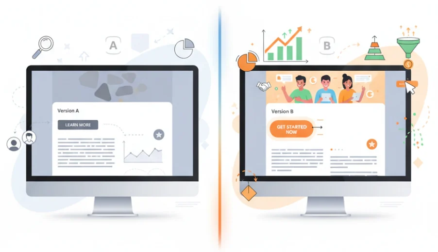 A/B تست محتوا: ۳ گام تا افزایش ۵۰٪ لیدهای با کیفیت